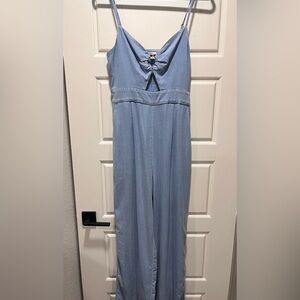 Light Blue Sleeveless Jumpsuit
